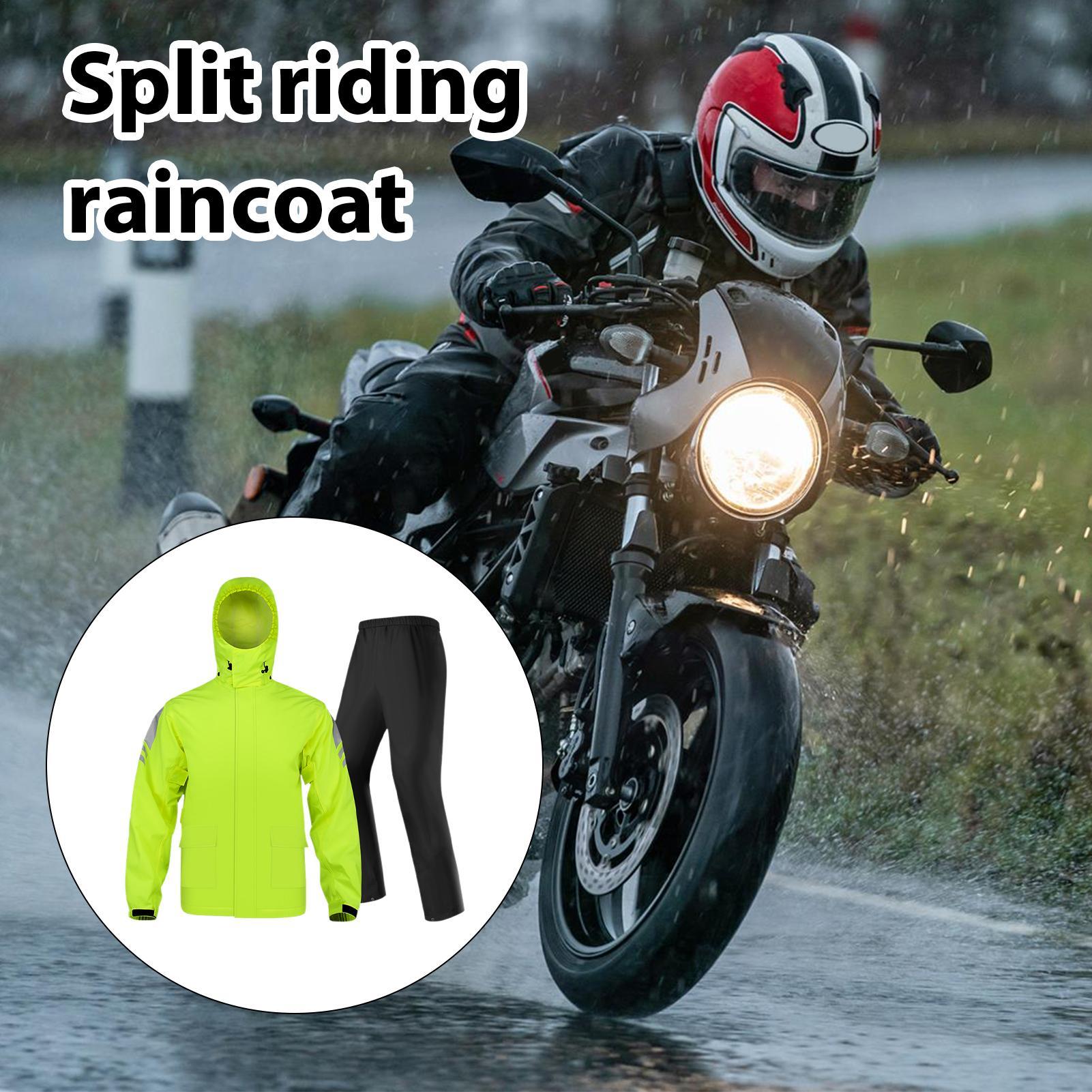 Fishing Rain Suit - 防水レインスーツ男性用通気性保護レインジャケットレインウェアオートバイレインギアハイキング乗馬キャンプ釣り用