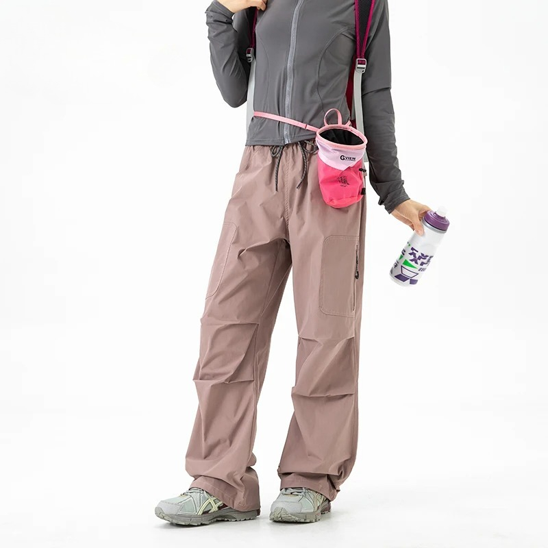 Fishing Pants Waterproof - 男女兼用防水ハイキングパンツ 秋用登山カーゴパンツ 通気性のある釣り・キャンプ・サイクリング・トレッキング用トラウザーズ