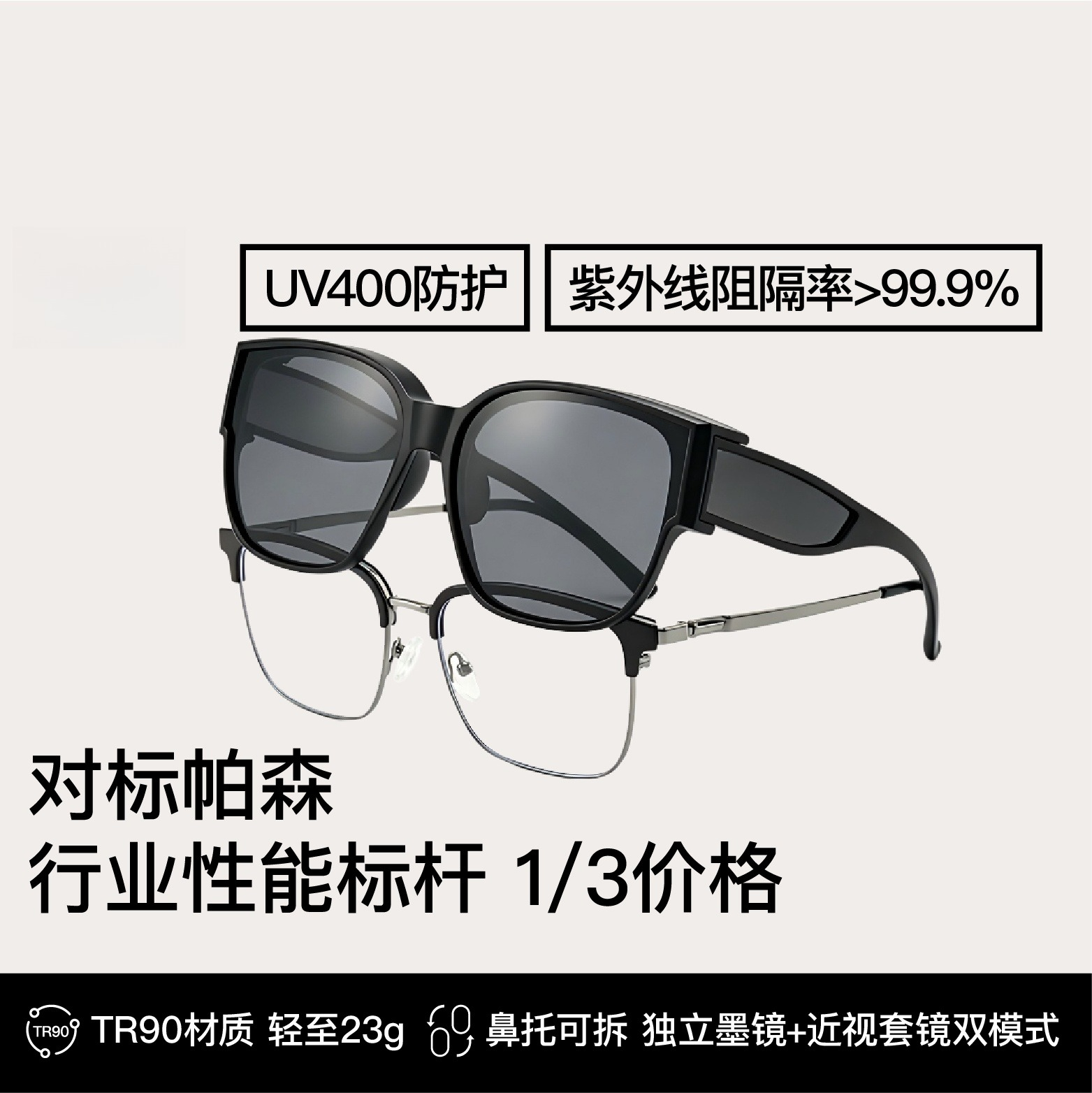 Fishing Sunglasses Polarized - 近視偏光サングラス UV400 セットサングラス 運転 サイクリング 釣り