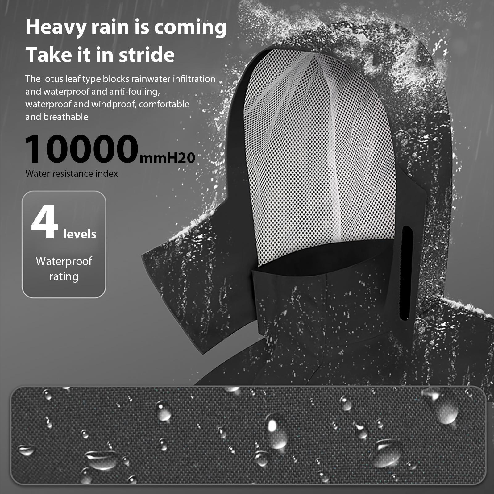 防水レインスーツ男性用通気性保護レインジャケットレインウェア - Fishing Rain Suit のレビューと価格