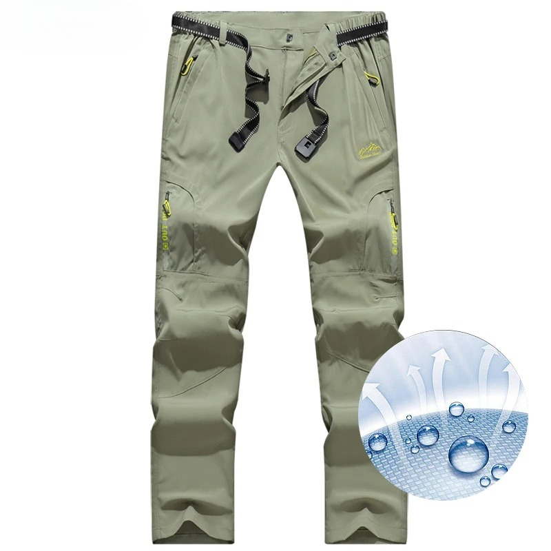 5XL 夏速乾性ハイキングパンツ男性ストレッチ防水戦術パンツ - Fishing Pants Waterproof のレビューと価格