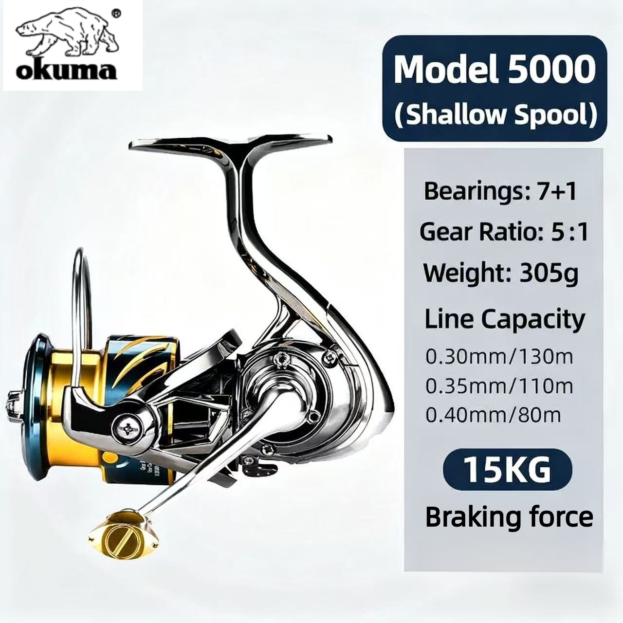 オクマ釣具 スピニングリール ユニバーサルフィッシングリール - Daiwa Reel Fuego のレビューと価格
