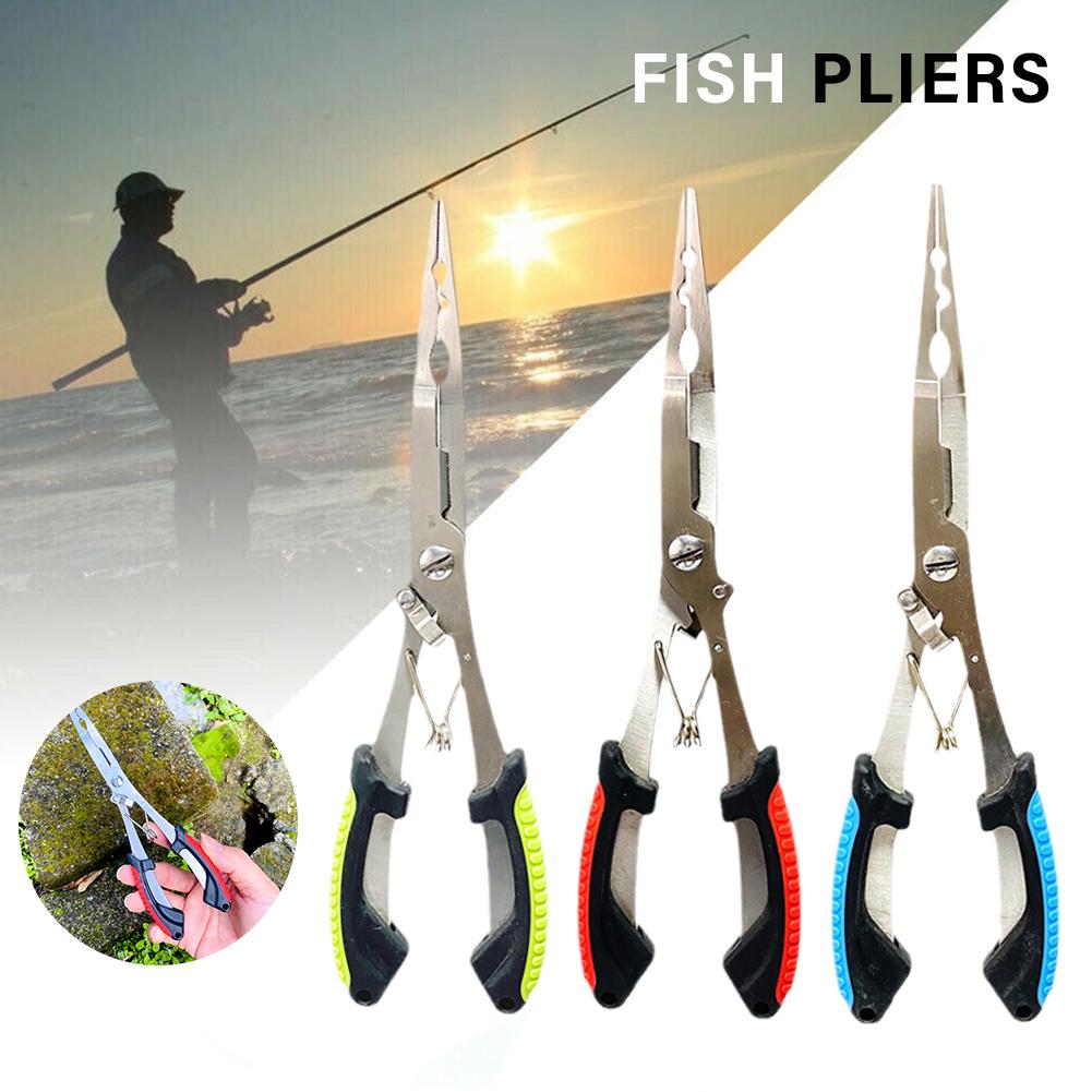 ロングフィッシングプライヤーシザーグリッパーステンレス鋼魚カ - Fishing Belt のレビューと価格