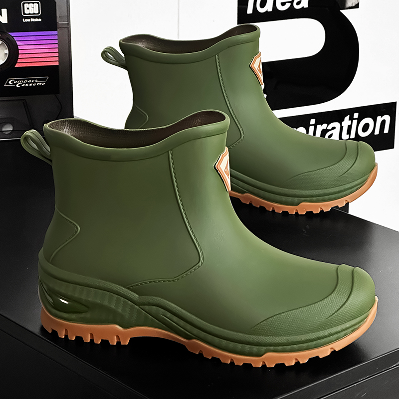 メンズレインブーツ アウトドア耐摩耗性 登山 釣り用 滑り止 - Fishing Boots のレビューと価格