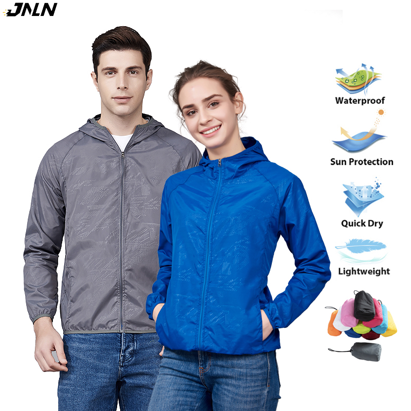 JNLN ユニセックスハイキングジャケット男性女性防水速乾キ - Fishing Rain Suit のレビューと価格